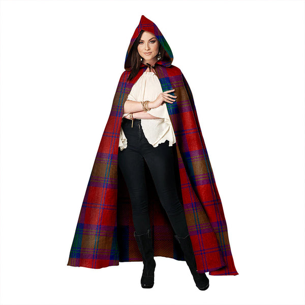 Auchinleck Clan Badge Tartan Hooded Cloak