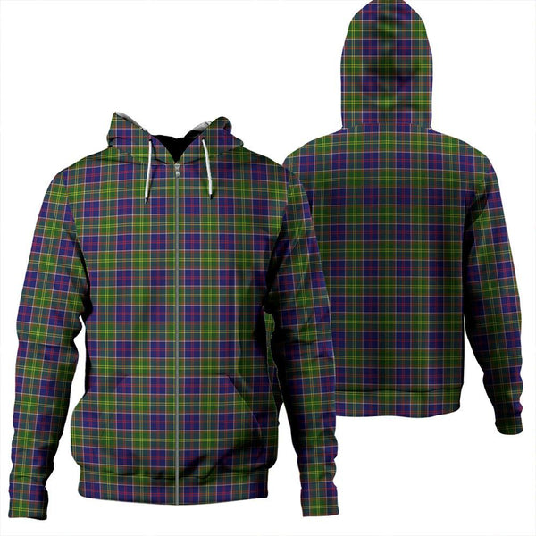 Ayrshire District Tartan Classic Zipper Hoodie