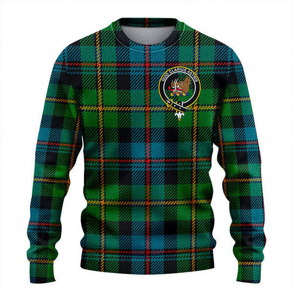 Baillie Ancient Clan Badge Tartan Knitted Sweater