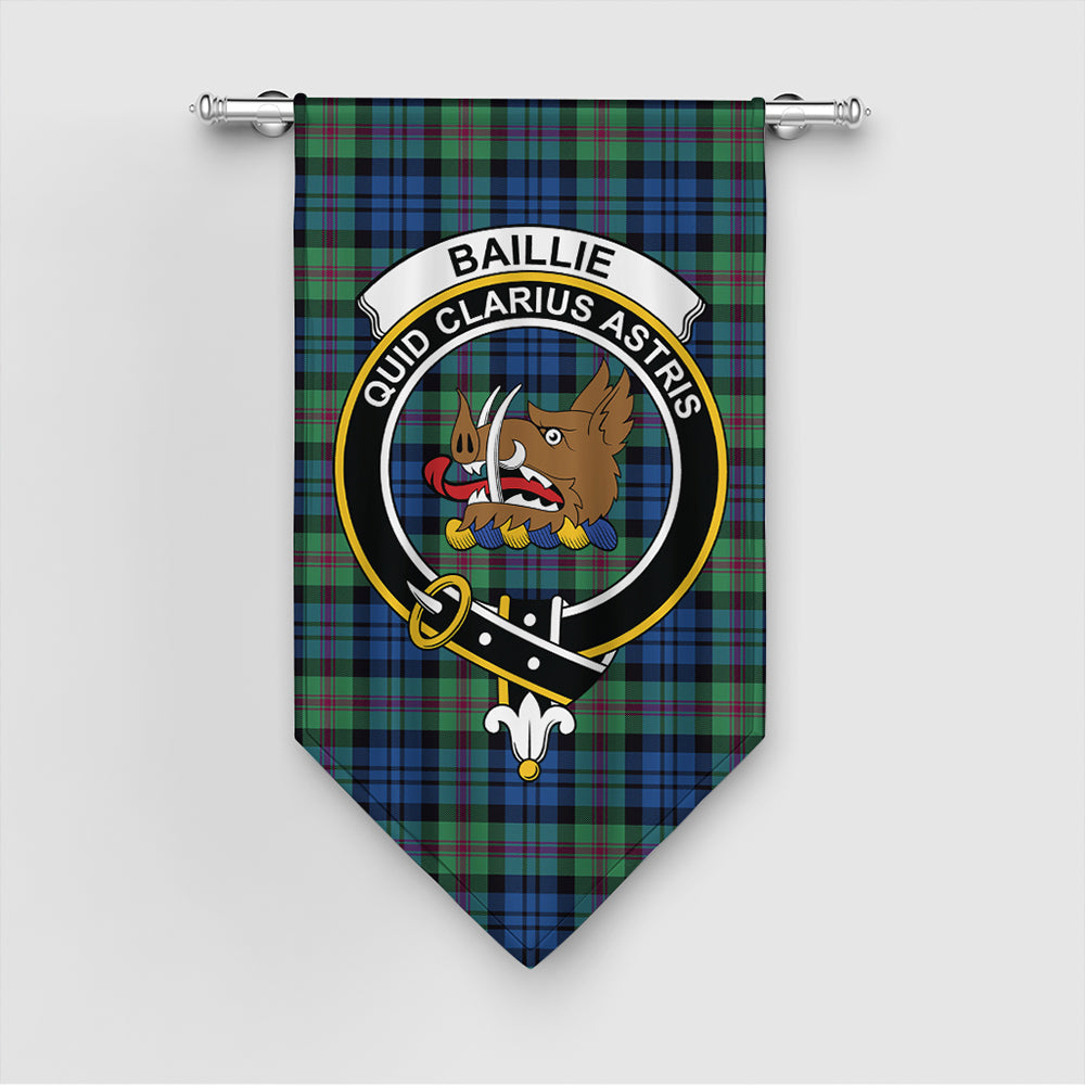 Baillie Ancient Tartan Classic Crest Gonfalon