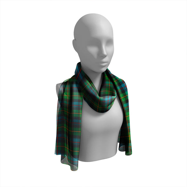 Baillie Ancient Tartan Classic Silk Habotai Long Scarf