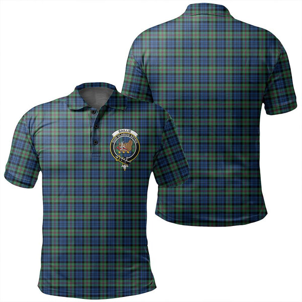 Baillie Ancient Tartan Classic Crest Polo Shirt