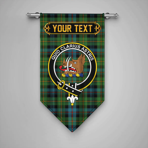 Baillie Ancient Clan Badge Tartan Gonfalon Personalize