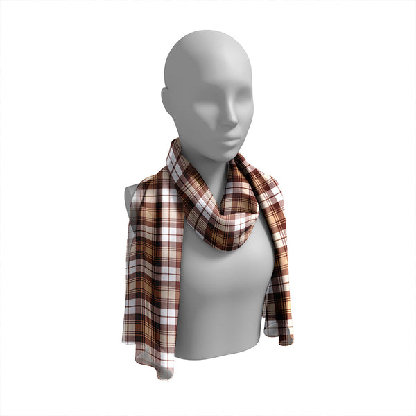 Baillie Dress Modern Tartan Classic Silk Habotai Long Scarf