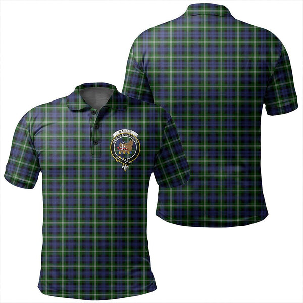 Baillie Modern Tartan Classic Crest Polo Shirt