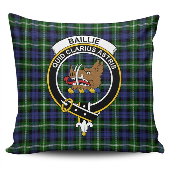 Baillie Modern Tartan Classic Crest Pillow Cover