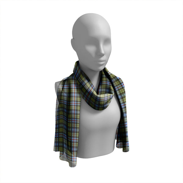 Baillie of Lamington Weathered Tartan Classic Silk Habotai Long Scarf