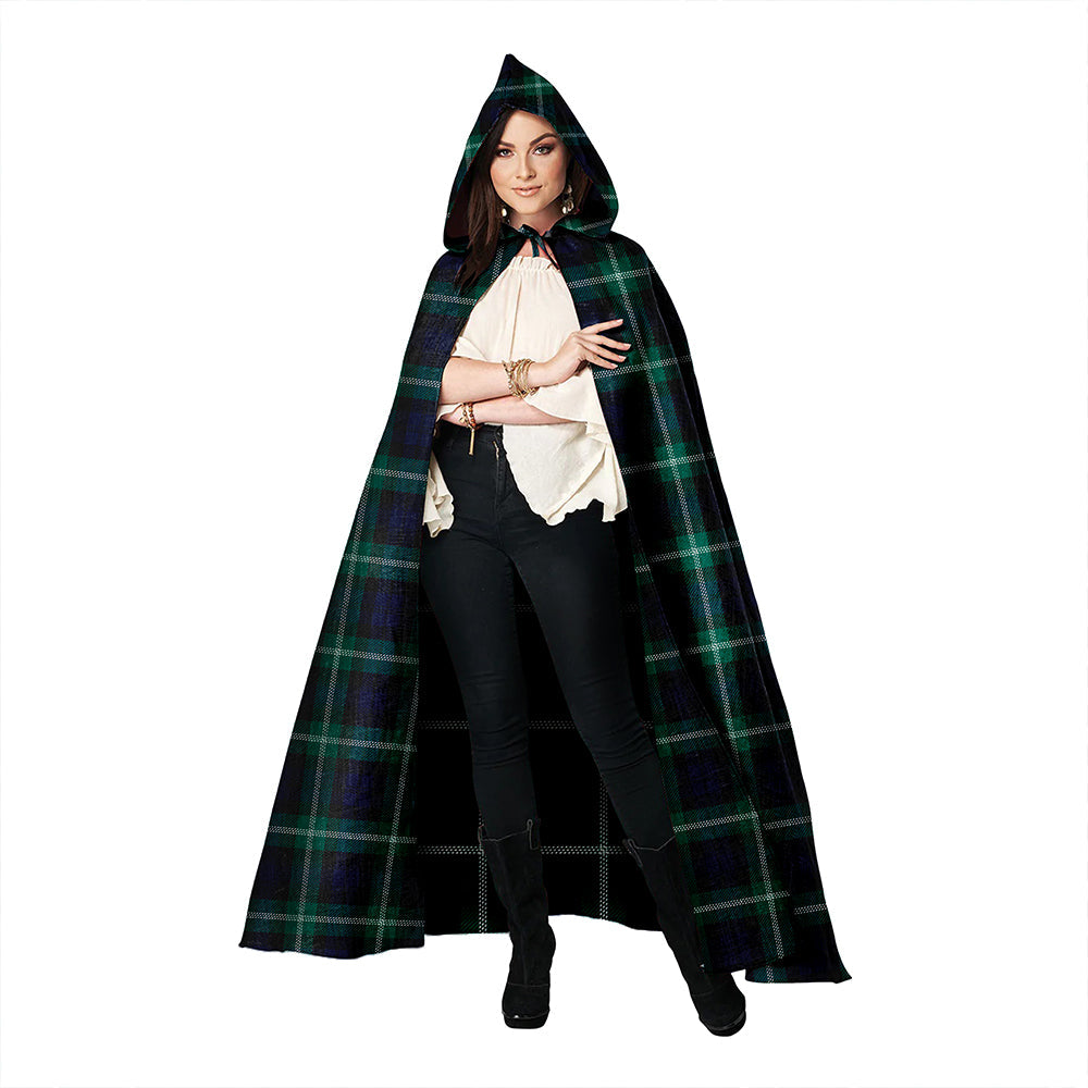 Baillie of Polkemmet Modern Clan Badge Tartan Hooded Cloak