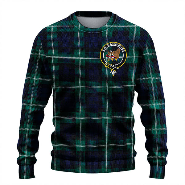 Baillie of Polkemmet Modern Clan Badge Tartan Knitted Sweater