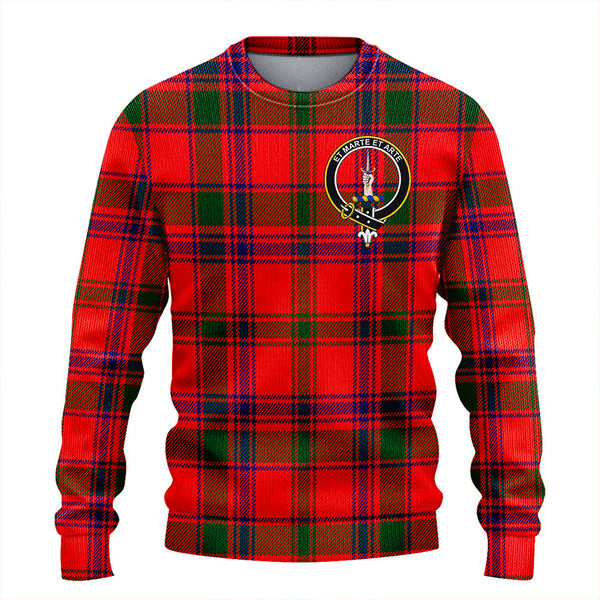 Bain Clan Badge Tartan Knitted Sweater