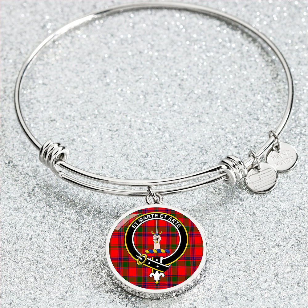 Bain Clan Badge Tartan Classic Circle Bangle