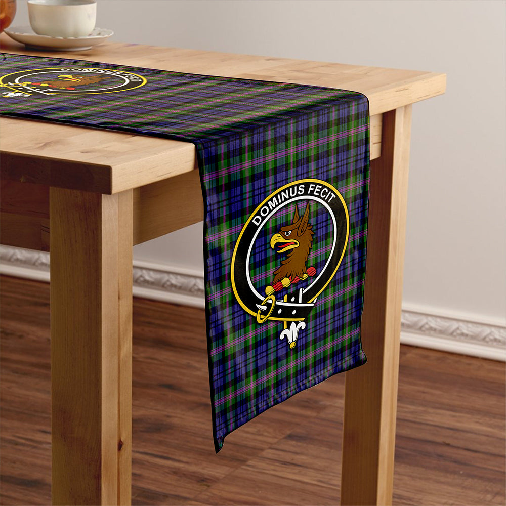 Baird Modern Clan Badge Tartan Table Runner