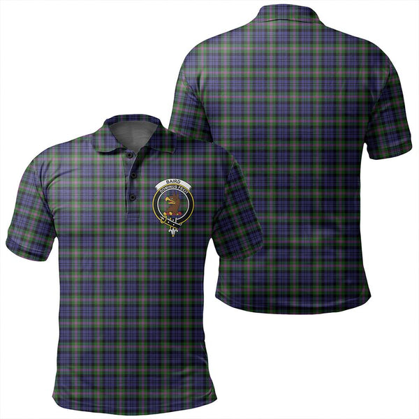 Baird Modern Tartan Classic Crest Polo Shirt