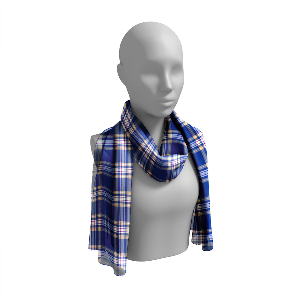 Baker Modern Tartan Classic Silk Habotai Long Scarf