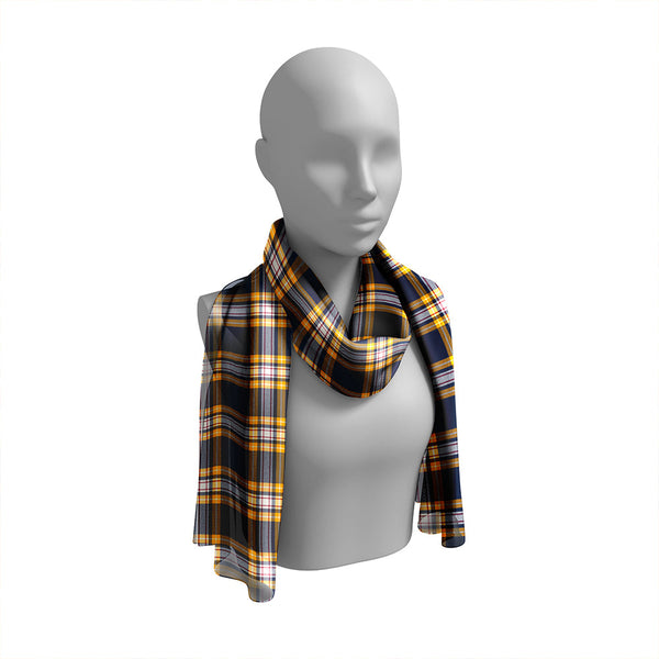 Baker #2 Modern Tartan Classic Silk Habotai Long Scarf