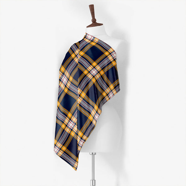 Baker #2 Modern Tartan Classic Silk Habotai Square Scarf