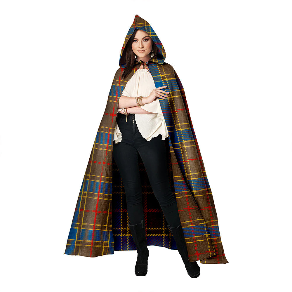 Balfour Ancient Clan Badge Tartan Hooded Cloak