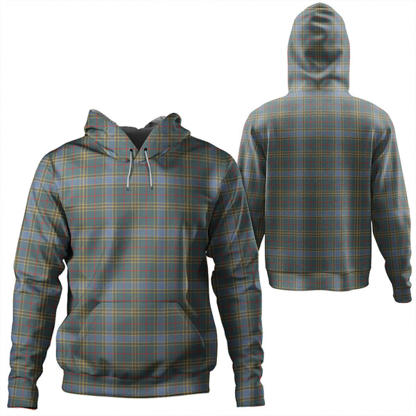 Balfour Blue Weathered Tartan Classic Hoodie