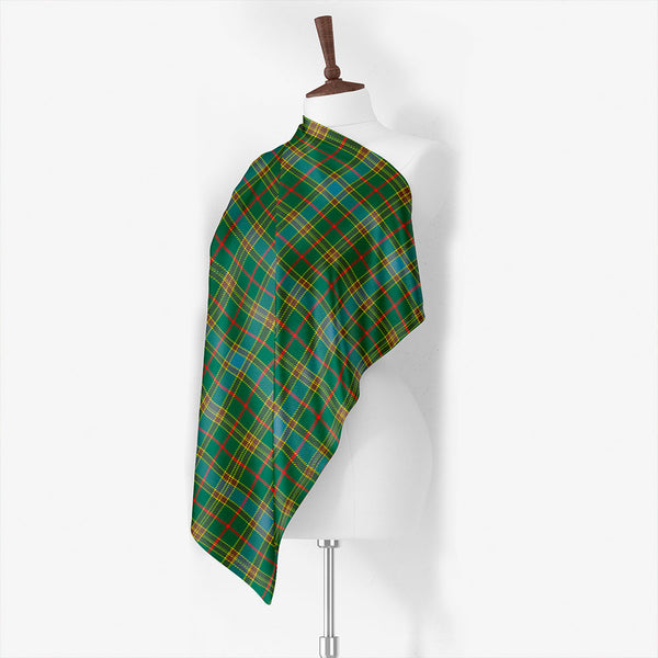 Balfour Hunting Modern Tartan Classic Silk Habotai Square Scarf