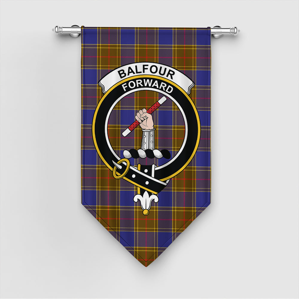 Balfour Modern Tartan Classic Crest Gonfalon