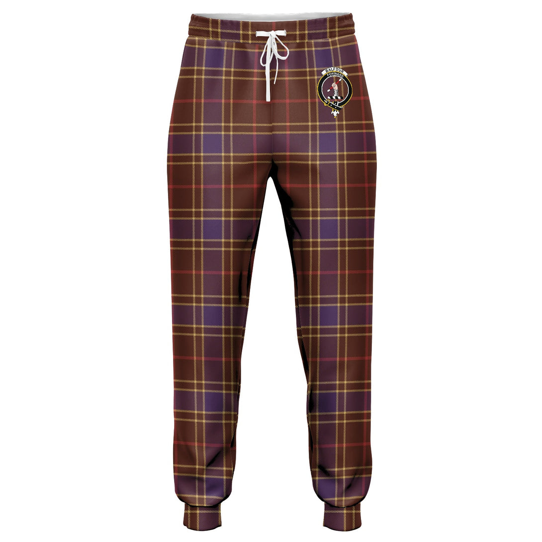 Balfour Weathered Clan Badge Tartan Jogger Pants