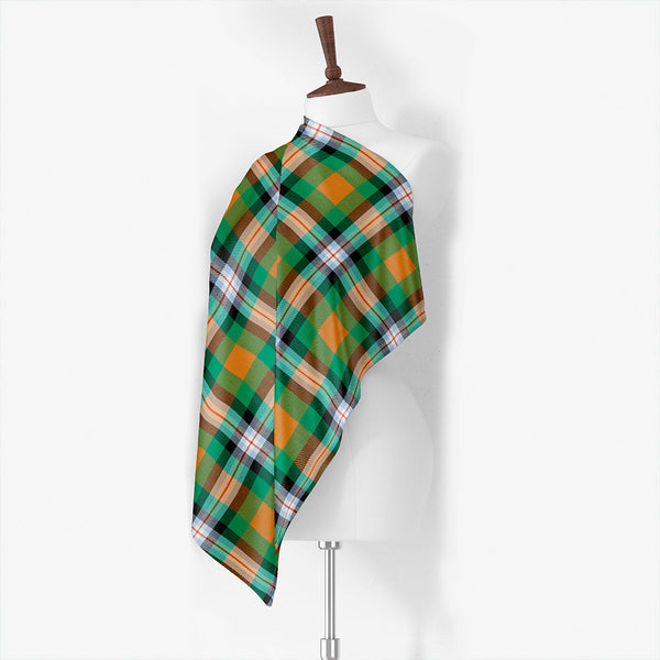 Ball Hunting Modern Tartan Classic Silk Habotai Square Scarf