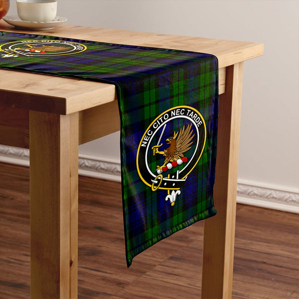 Bannatyne Clan Badge Tartan Table Runner