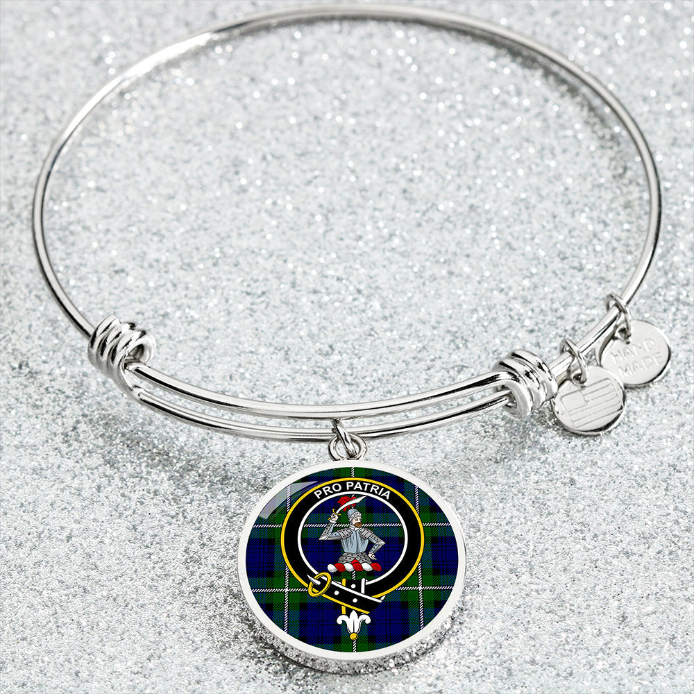 Bannerman Clan Badge Tartan Classic Circle Bangle