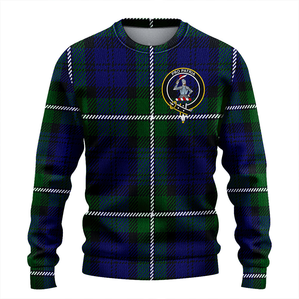 Bannerman Clan Badge Tartan Knitted Sweater