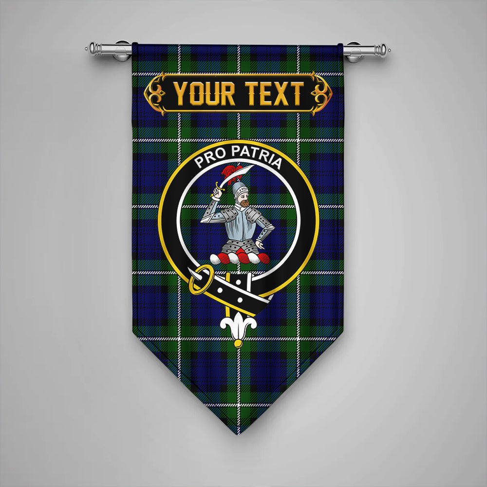 Bannerman Clan Badge Tartan Gonfalon Personalize