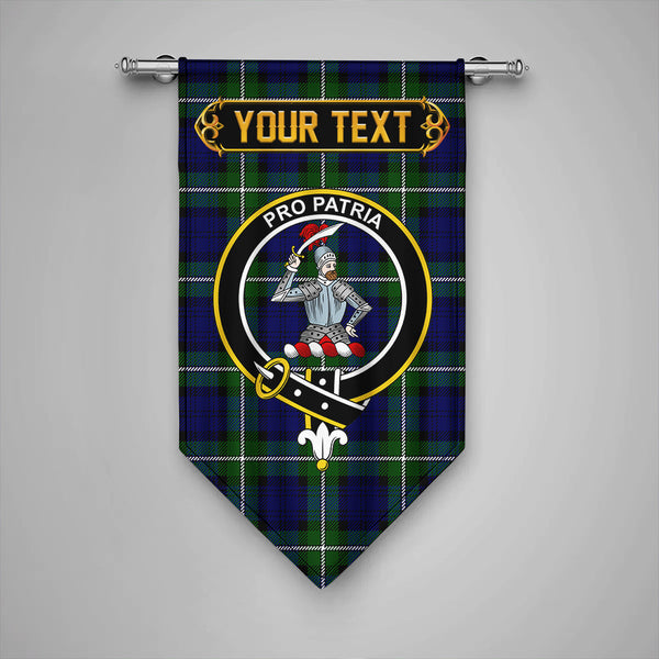 Bannerman Clan Badge Tartan Gonfalon Personalize