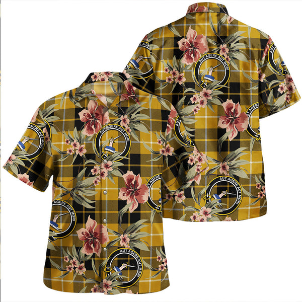 Barclay Dress Ancient Clan Badge Tartan Aloha Hawaiian Shirt Tropical Old Style