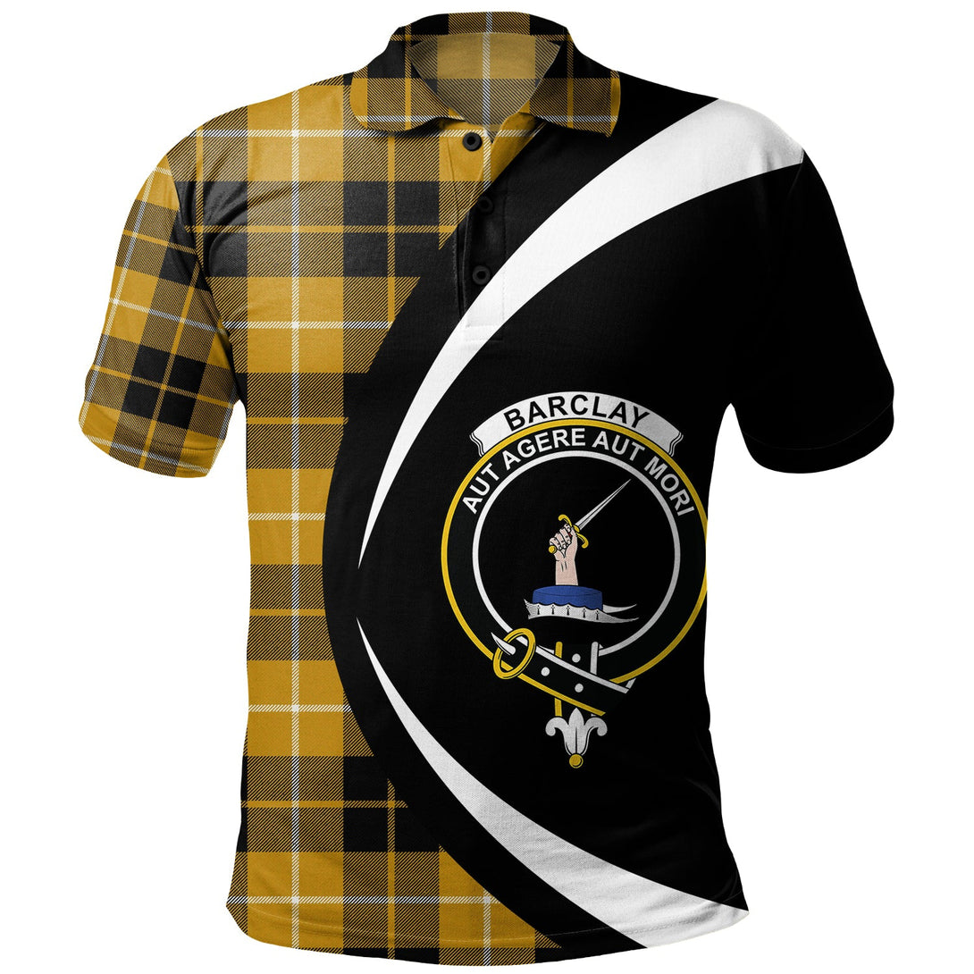 Barclay Dress Ancient Clan Badge Tartan Polo Shirt Circle Style Personalized