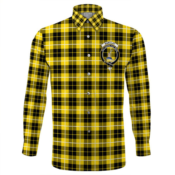 Barclay Dress Modern Tartan Classic Crest Long Sleeve Button Shirt