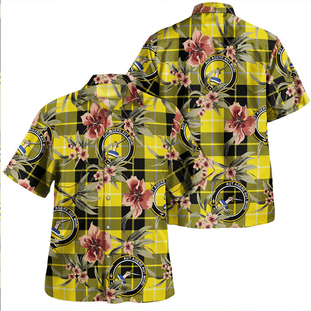 Barclay Dress Modern Clan Badge Tartan Aloha Hawaiian Shirt Tropical Old Style