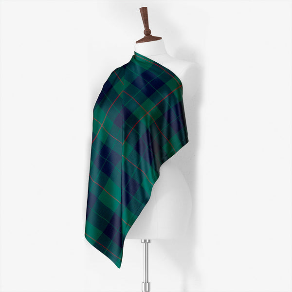 Barclay Hunting Modern Tartan Classic Silk Habotai Square Scarf