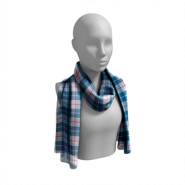 Barclay Hunting #2 Modern Tartan Classic Silk Habotai Long Scarf