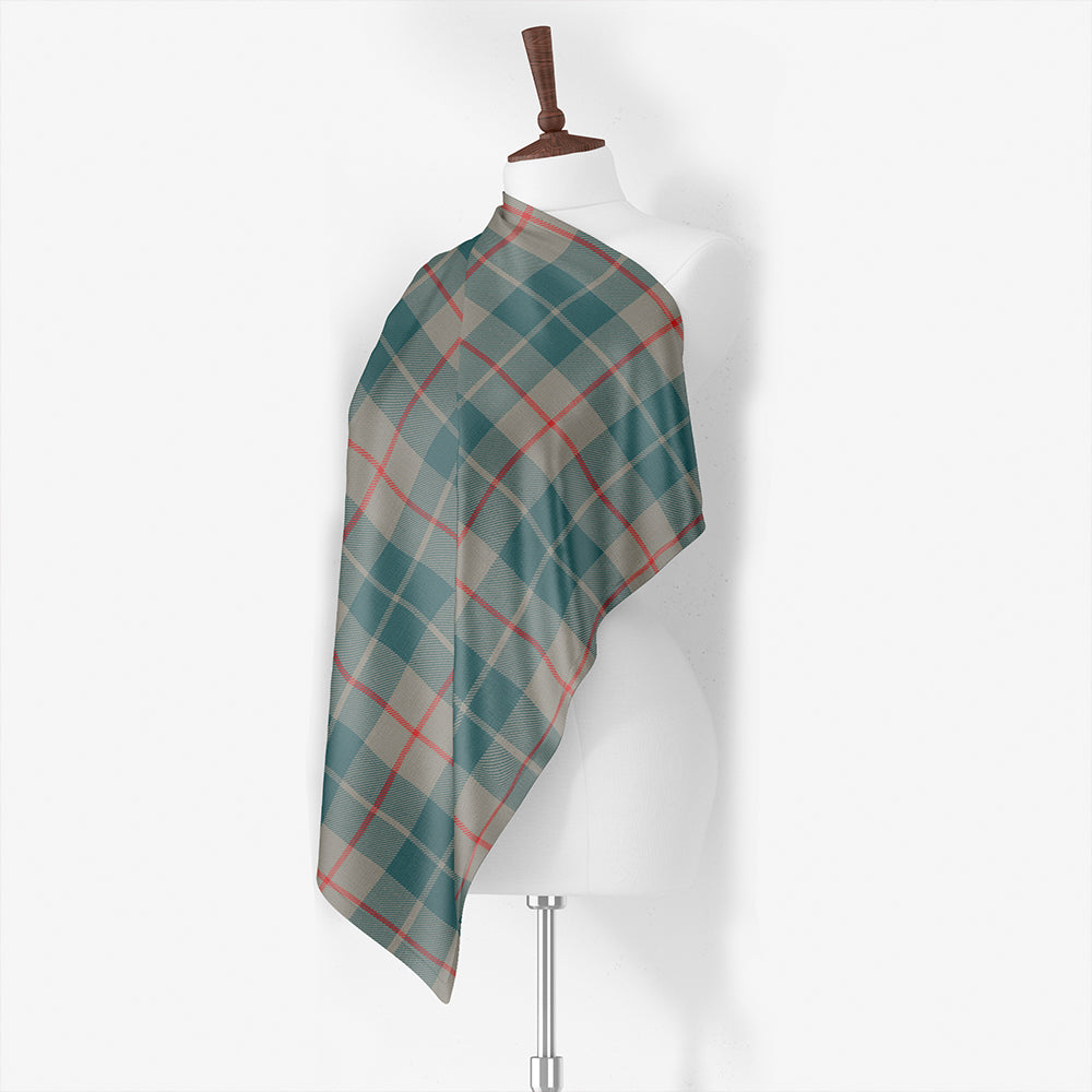 Barclay Hunting #2 Weathered Tartan Classic Silk Habotai Square Scarf