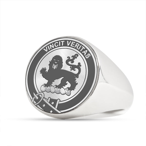 Baxter Clan Badge Engraved Signet Ring