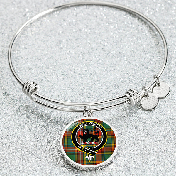 Baxter Ancient Clan Badge Tartan Classic Circle Bangle