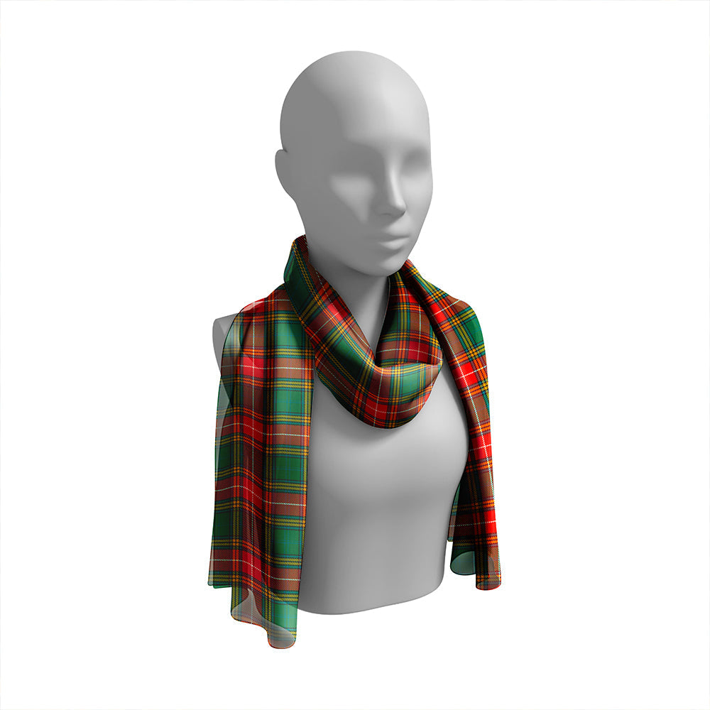 Baxter Ancient Tartan Classic Silk Habotai Long Scarf