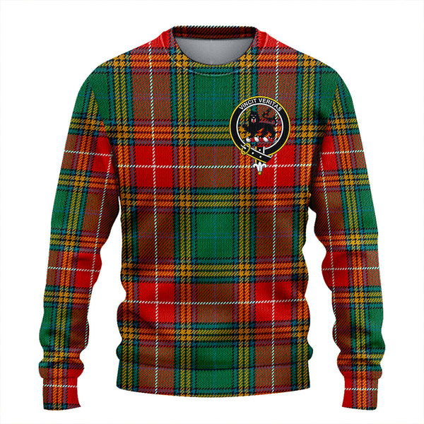 Baxter Ancient Clan Badge Tartan Knitted Sweater