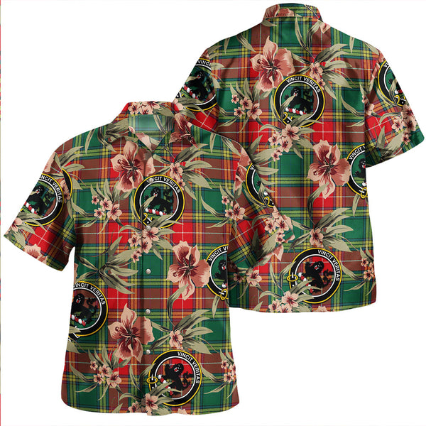 Baxter Modern Clan Badge Tartan Aloha Hawaiian Shirt Tropical Old Style