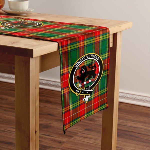 Baxter Modern Clan Badge Tartan Table Runner