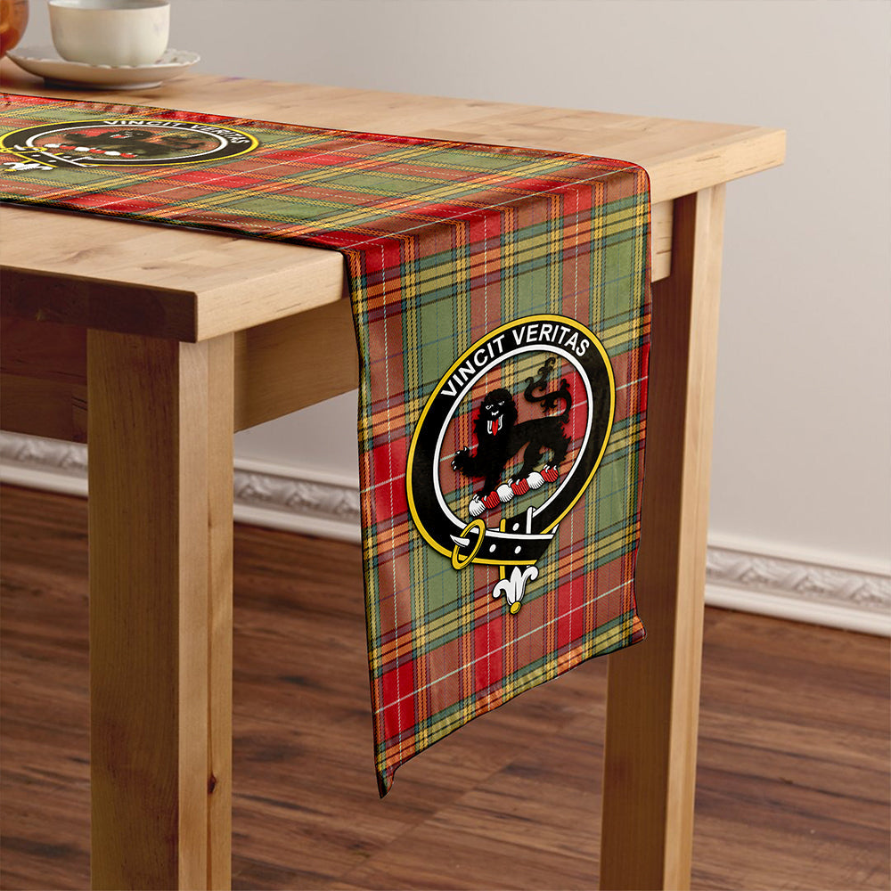 Baxter Weathered Clan Badge Tartan Table Runner