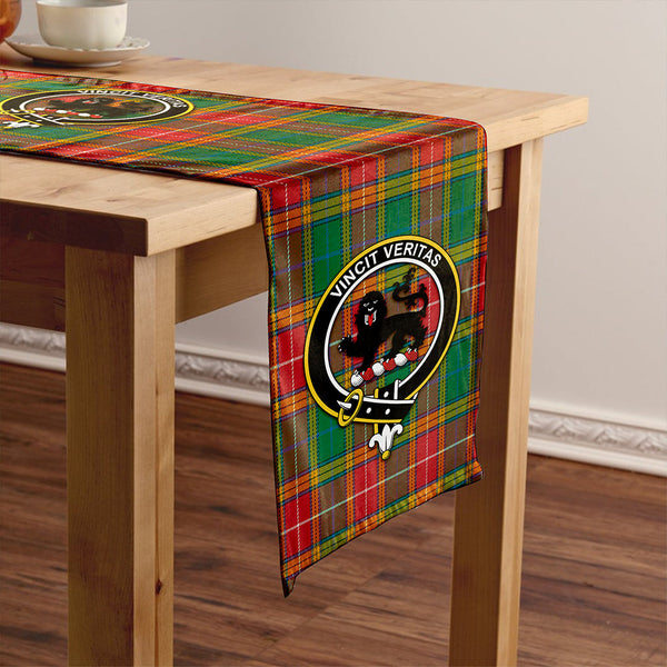 Baxter of Balgavies Ancient Clan Badge Tartan Table Runner