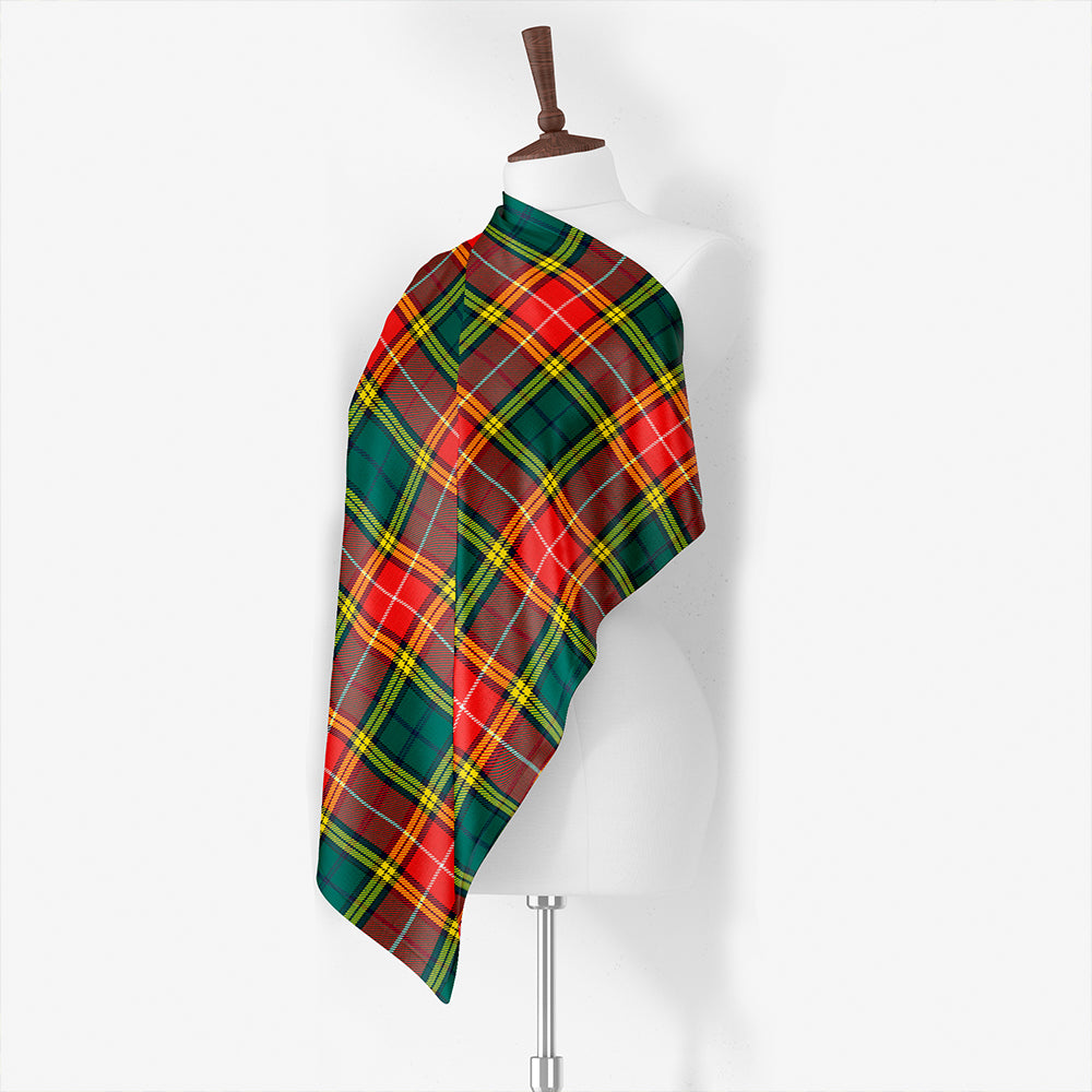 Baxter of Balgavies Modern Tartan Classic Silk Habotai Square Scarf