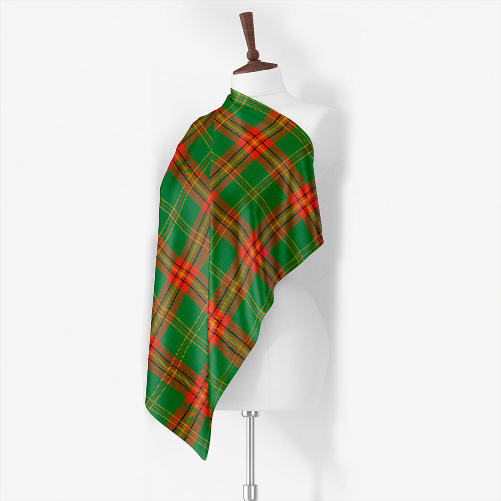 Beard Ancient Tartan Classic Silk Habotai Square Scarf