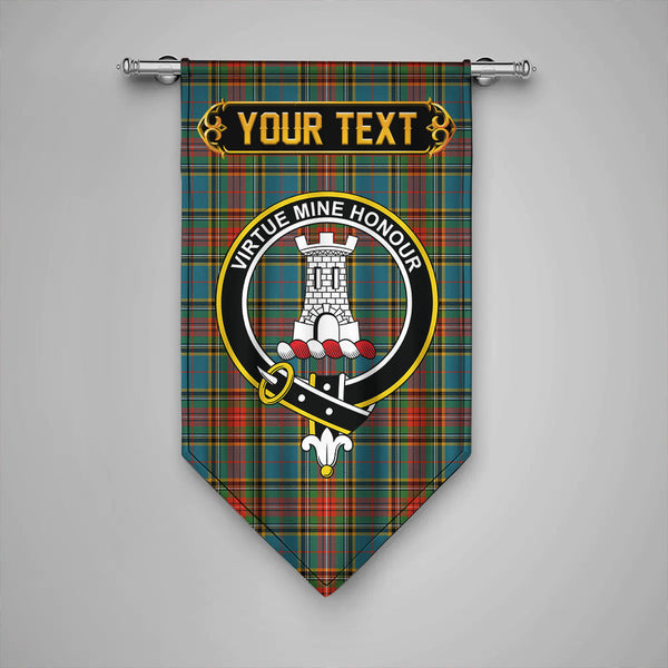 Beaton Ancient Clan Badge Tartan Gonfalon Personalize