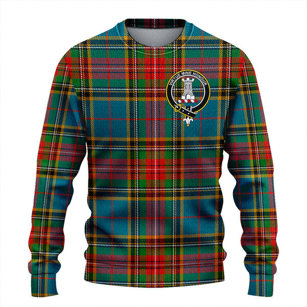 Beaton Ancient Clan Badge Tartan Knitted Sweater